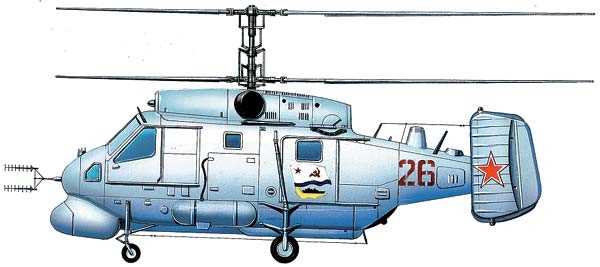 На Ка-25 впервые удалось разместить как поисковое оборудование, так и вооружение 