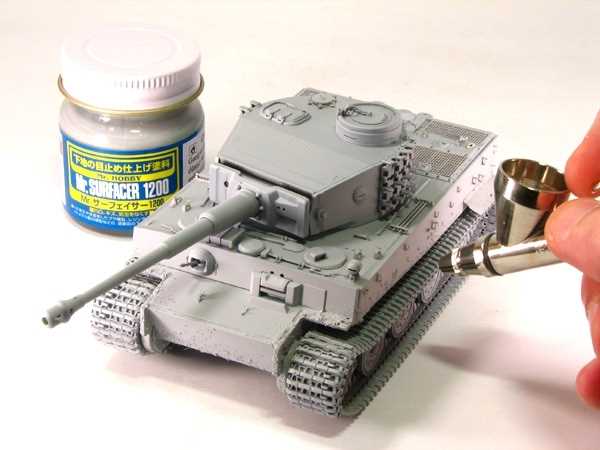 Покраска танка Тигр